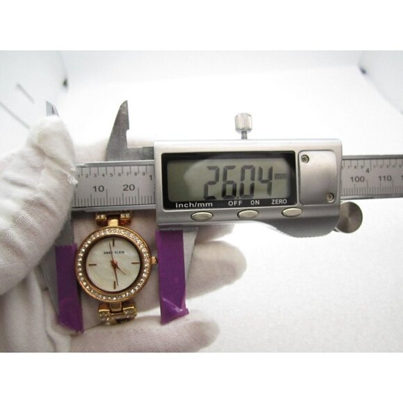 Women's Anne Klein Quartz WR Analog 26mm Dial Causal Round Watch (G486) - Picture 3 of 10